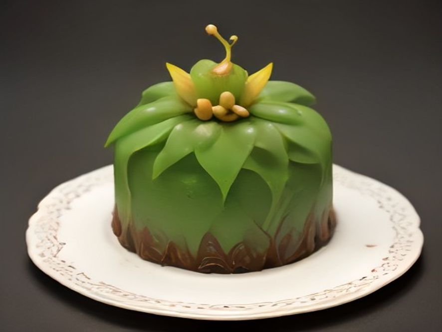 Esfiha doce de uva verde com chocolate da Araujo Pizzaria e Esfiharia